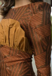 vestido solana teja