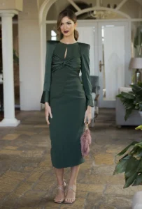 vestido romero verde