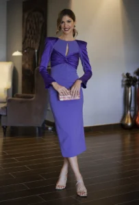 vestido romero lila