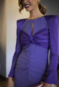 vestido romero lila