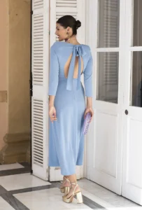 vestido martina celeste