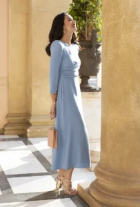 vestido noelie azul