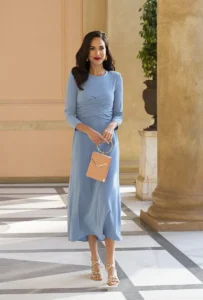 vestido noelie azul