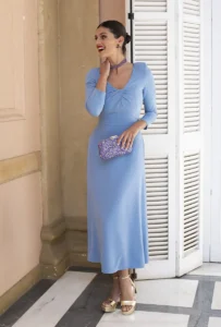 vestido martina celeste