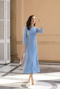 vestido noelie azul