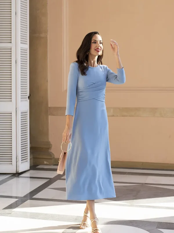 vestido noelie azul