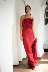 vestido maelis amapola