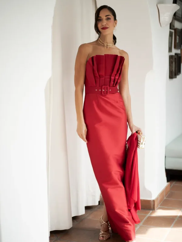 vestido maelis amapola