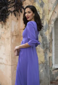 vestido elea lila