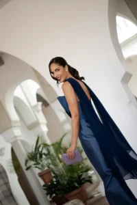 vestido maelis marino
