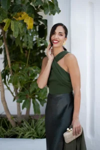 vestido sabine verde