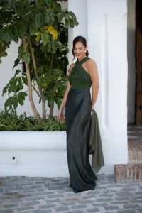 vestido sabine verde