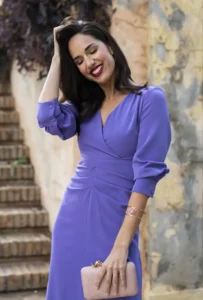 vestido elea lila