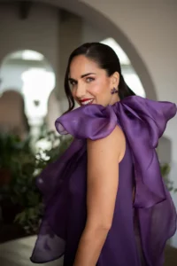 vestido camille ciruela