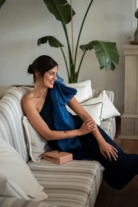 vestido camille marino