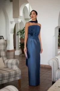 vestido maelis marino