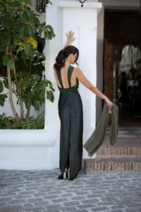 vestido sabine verde