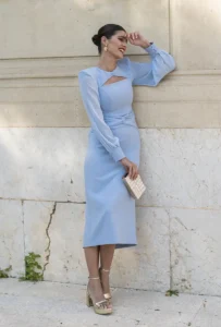 vestido renatta celeste