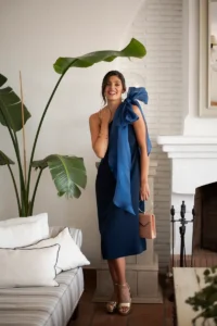 vestido camille marino