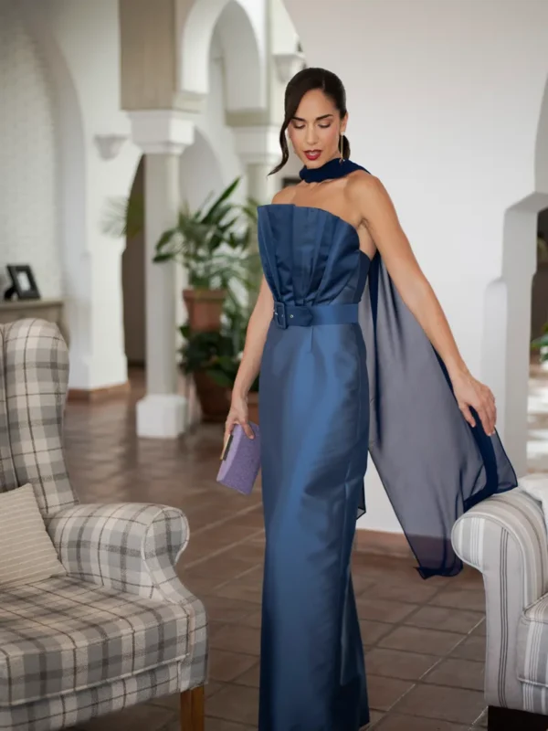 vestido maelis marino
