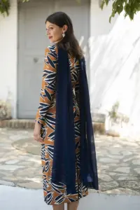 vestido serenza hojas