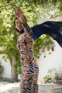 vestido serenza hojas