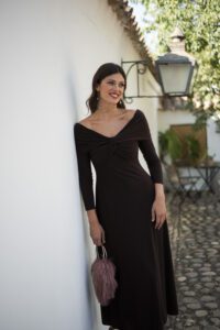Vestido Aurenza Moka