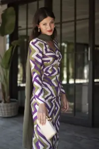 vestido serenza hojas