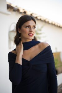 vestido aurenza marino