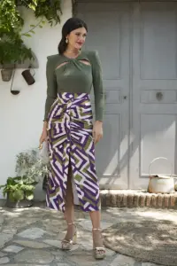 top oliviane verde