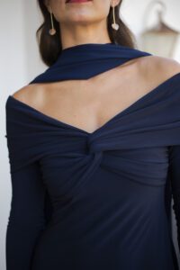 vestido aurenza marino