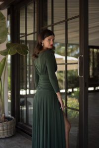 vestido velarisse verde