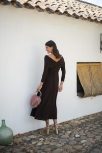 Vestido Aurenza Moka