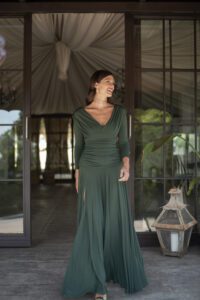 vestido velarisse verde