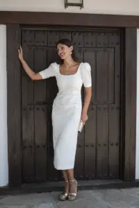 vestido anne blanco