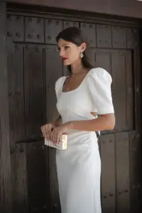 vestido anne blanco
