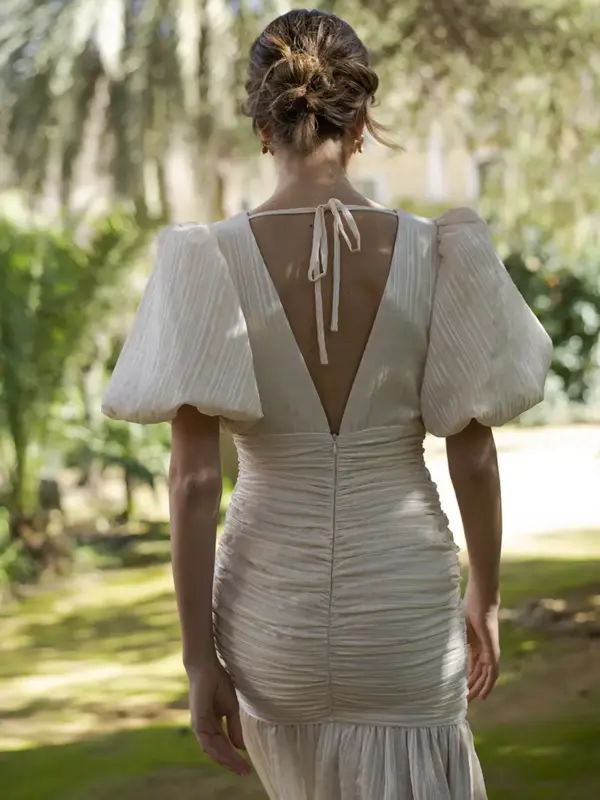 vestido daphne beige