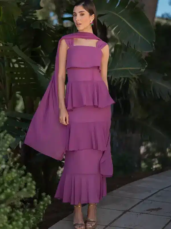 vestido bailey frambuesa