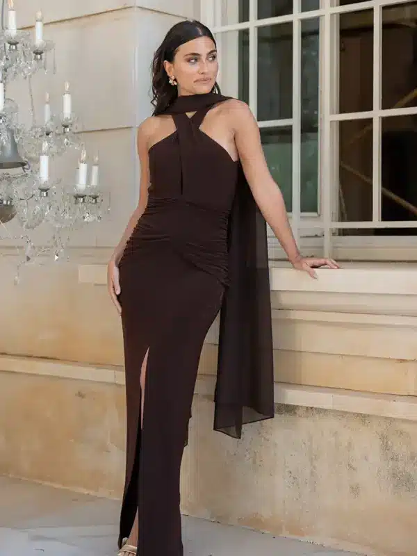 vestido allison moka