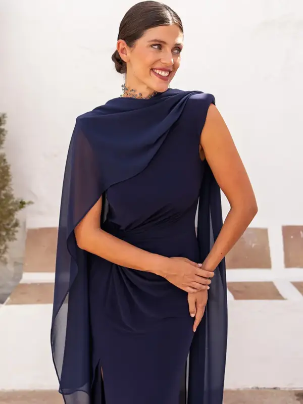 vestido begoña marino
